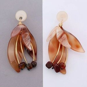 Petal Dangle Drop Fashion Earrings